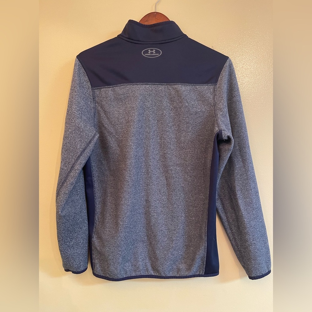 Men's Under Armour Half Zip Sweater Gray Size S - Picture 8 of 11
